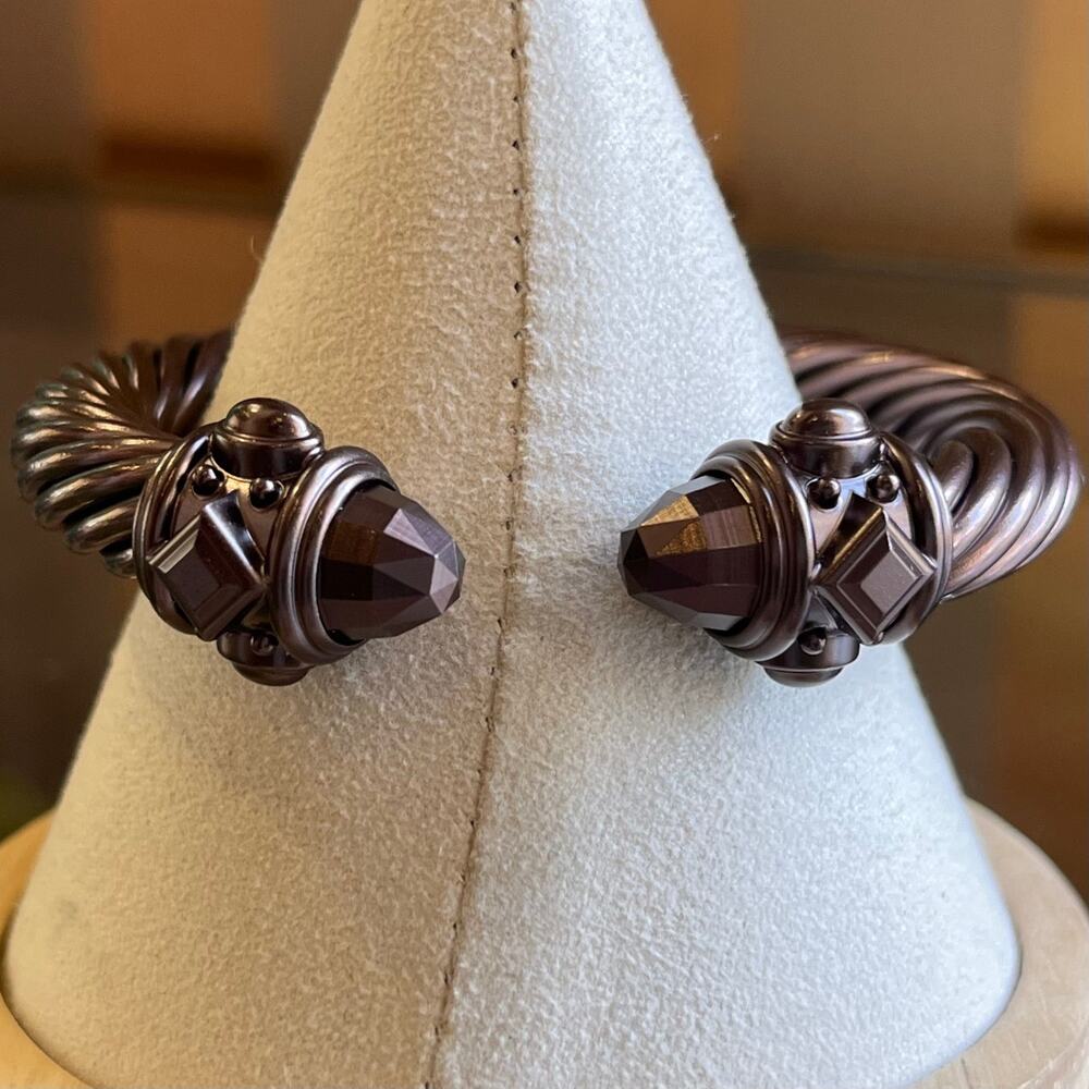 DAVID YURMAN Aluminum Cable Collection Renaissance Cuff Bracelet - Picture 5 of 9